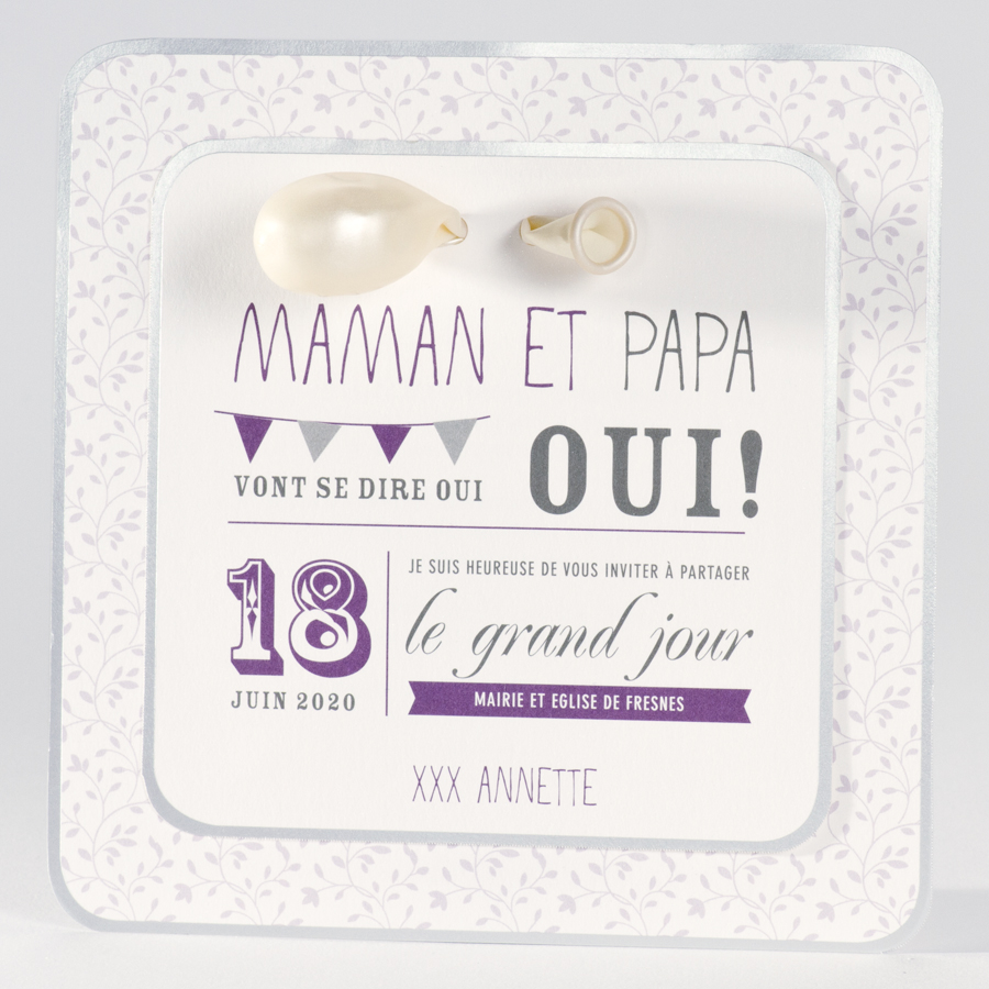 faire part mariage