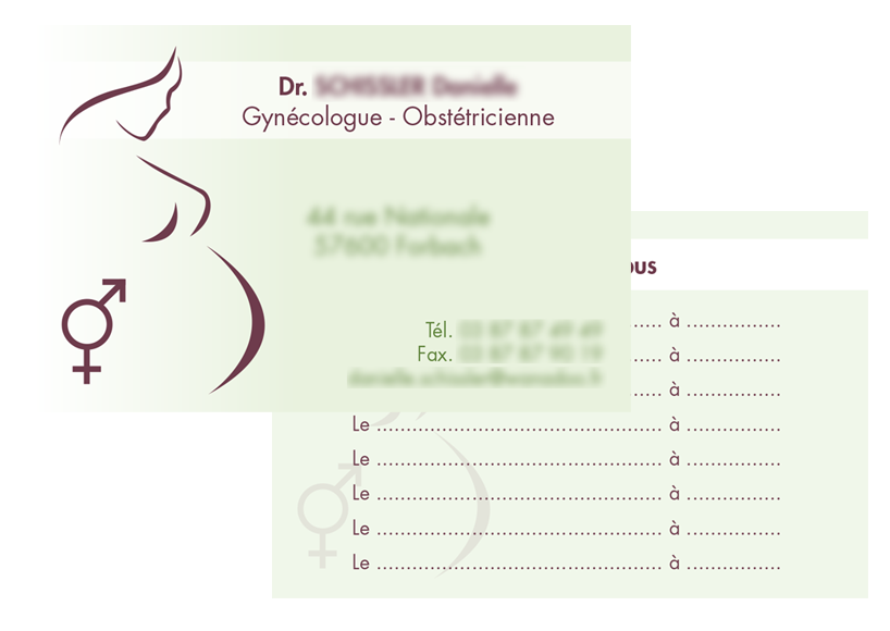 carte cabinet gynécologie